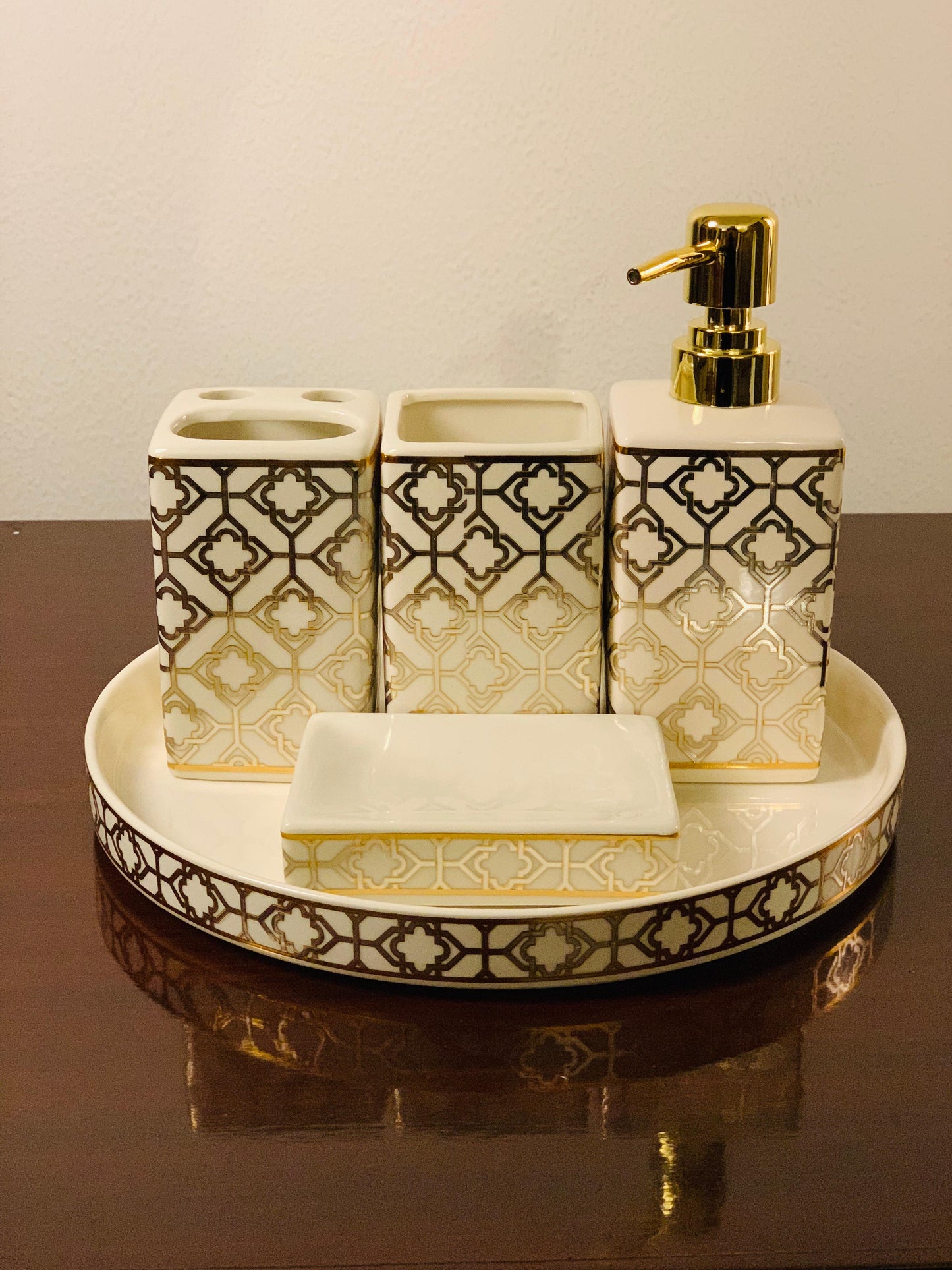 5-Piece Bath Vanity Set White