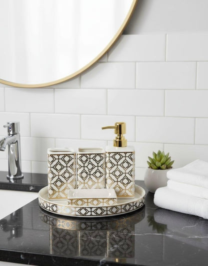 5-Piece Bath Vanity Set White