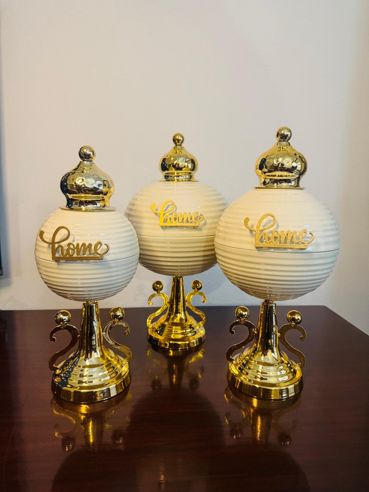 Majestic Home Candy Jar - White